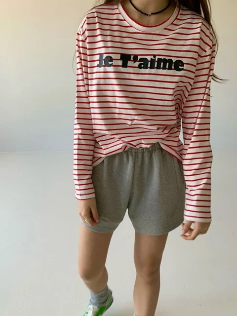 Je Taime Stripe Tee