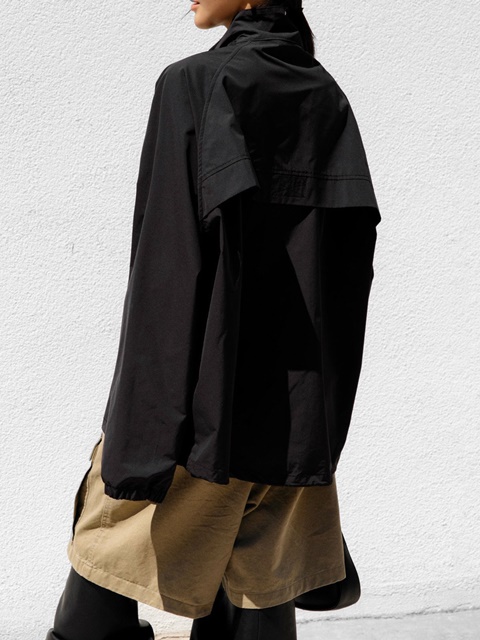 Renylon Color Block Detail Full Zipped Jacket Renylon Color Block Detail Full Zipped Jacket
