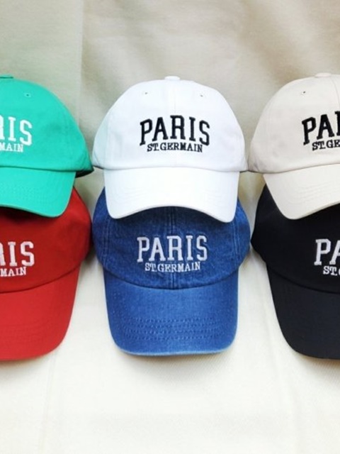 Paris Embroidery Ball Cap