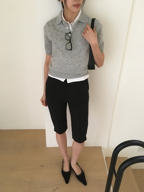 Slim Pintuck Shorts Slim Pintuck Shorts