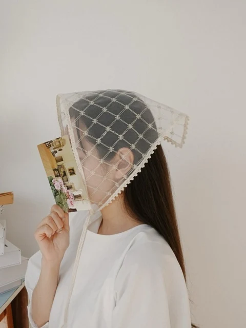 Butterfly Check Hair Kerchief