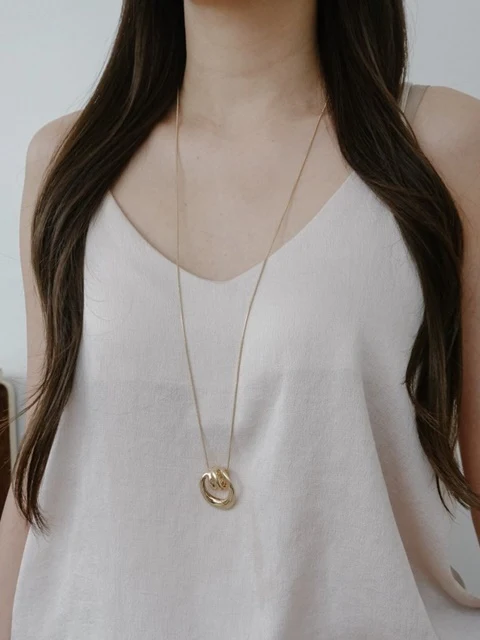 Garnique Long Necklace