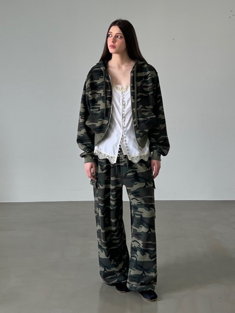 Heat Camo Zip-up Jacket