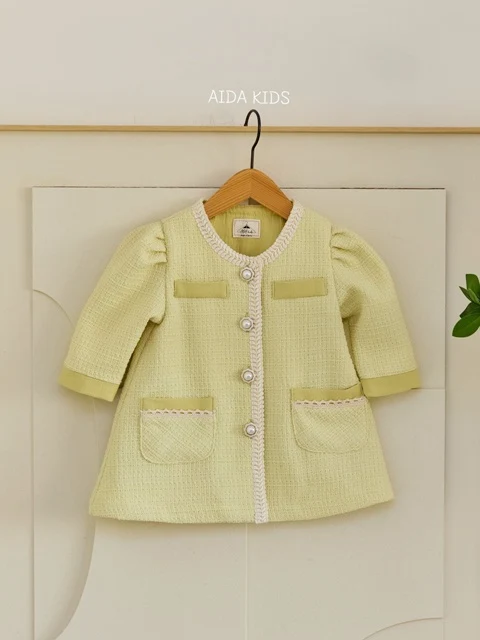 Yellow Tweed Coat Yellow Tweed Coat