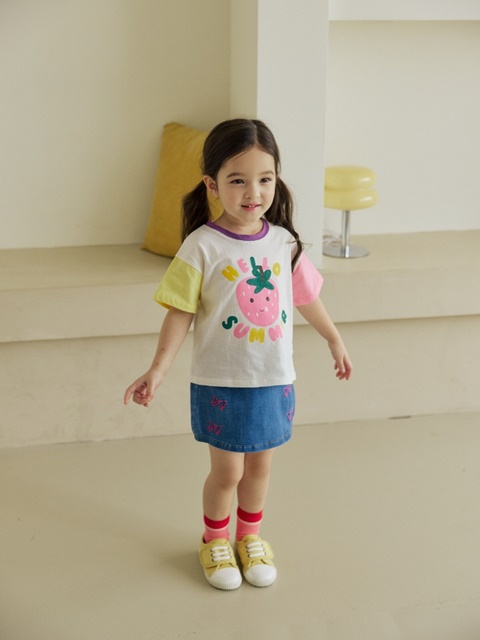 Raglan Strawberry Tee Raglan Strawberry Tee