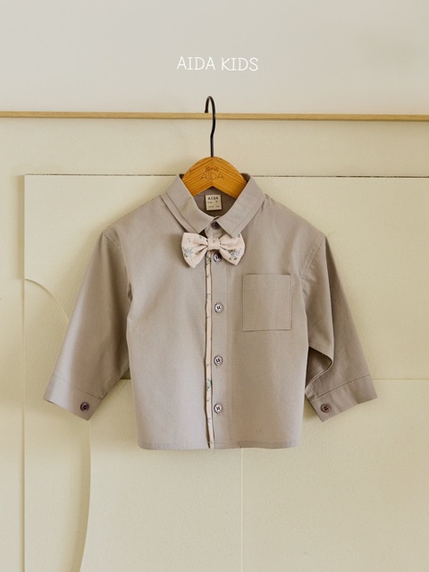 Kids Linda Bell Shirt (with Tie) Kids Linda Bell Shirt (with Tie)