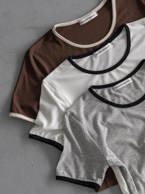 Raglan Slim Short Sleeve T-shirt