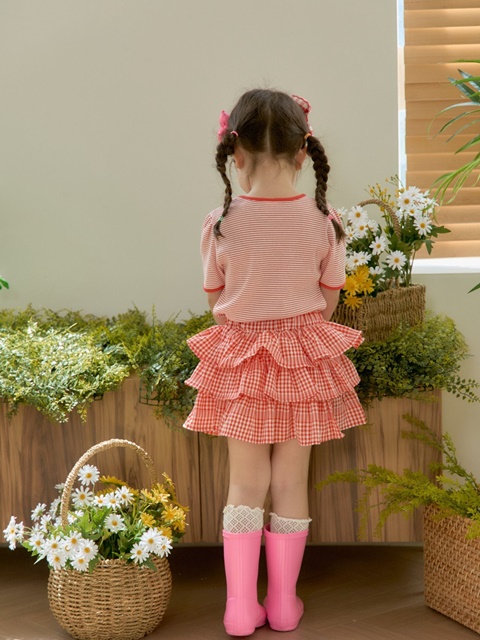 Check Cancan Skirt
