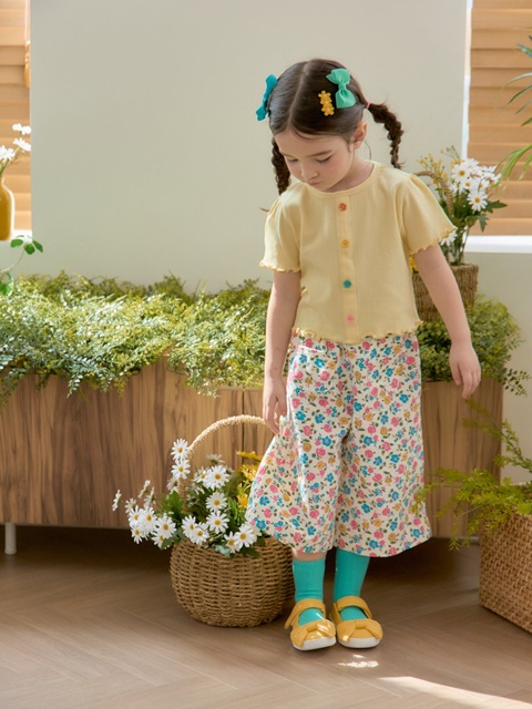 Flower Pocket Pants