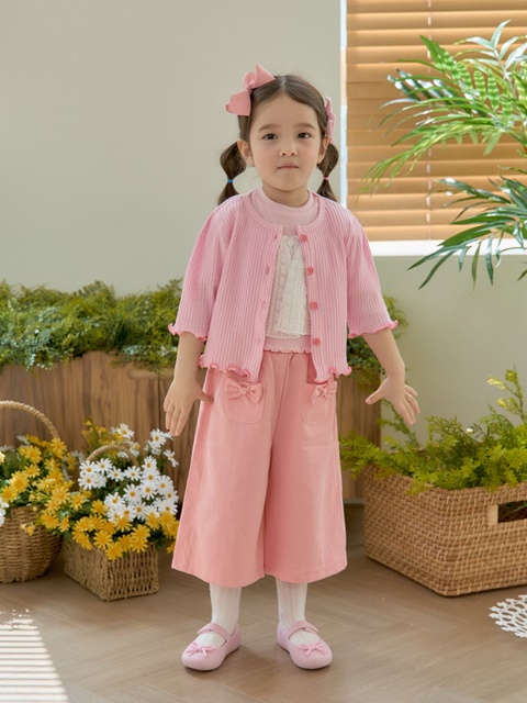 Flower Button Cardigan