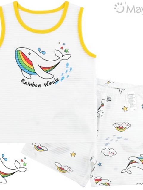 Rainbow Whale Sleeveless Easywear