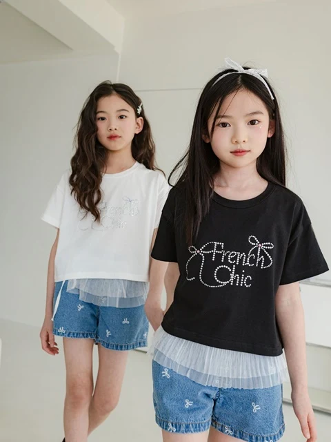Ribbon Crystal Tee
