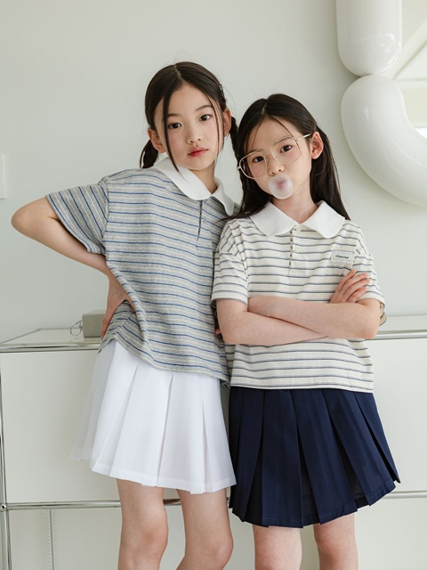 Stripe Collar Tee