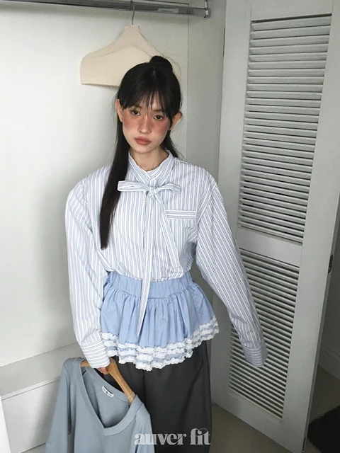 Ribbon Stripe Shirt