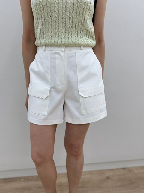 Two-pocket Half Pants Two-pocket Half Pants