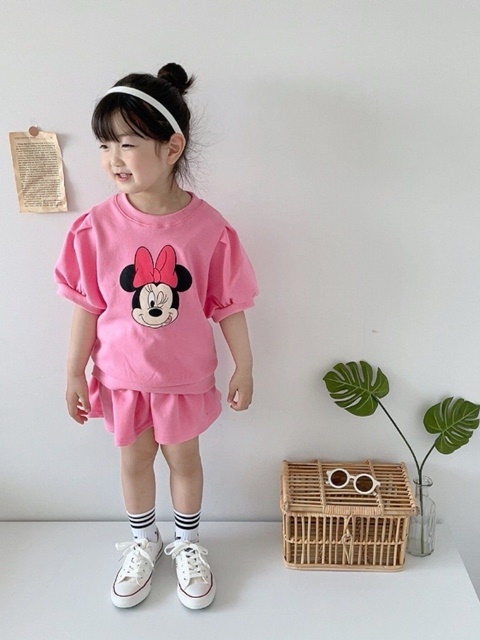 Matching Pink Top Bottom Set