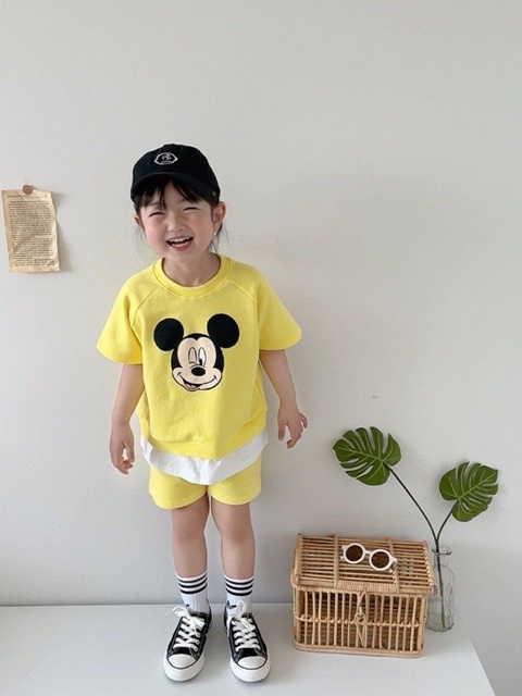 Matching Yellow Top Bottom Set