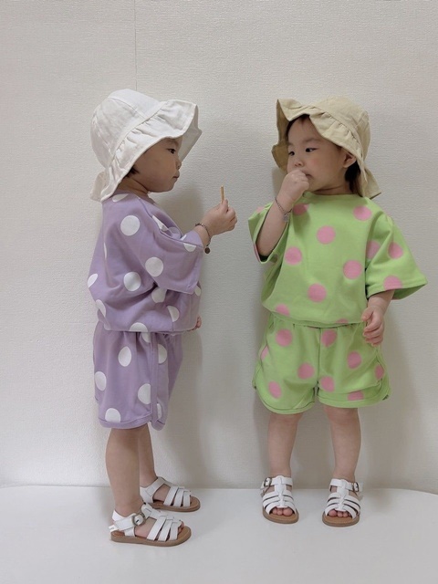 Summer Bubble Top Bottom Set