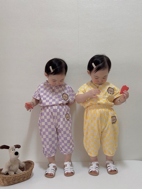 Ribbon Bear Top Bottom Set