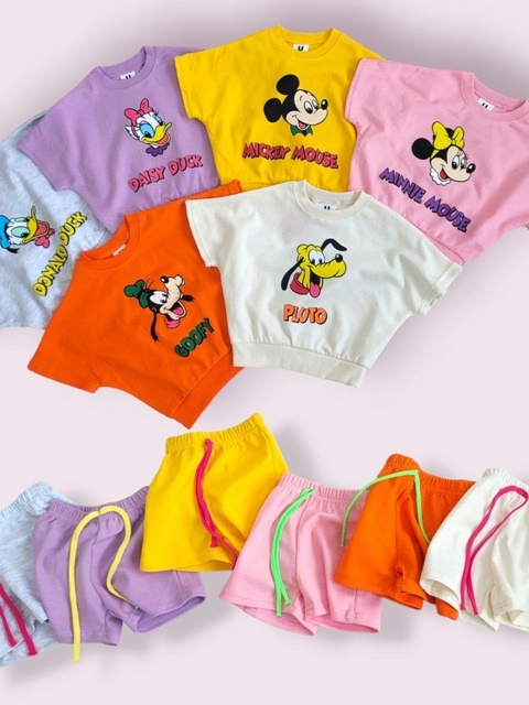 Retro Disney Top Bottom Set