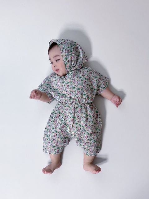 Flower Bunny Suit Set