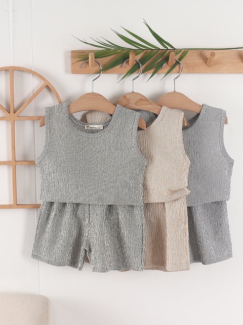 Stripe Top Bottom Set
