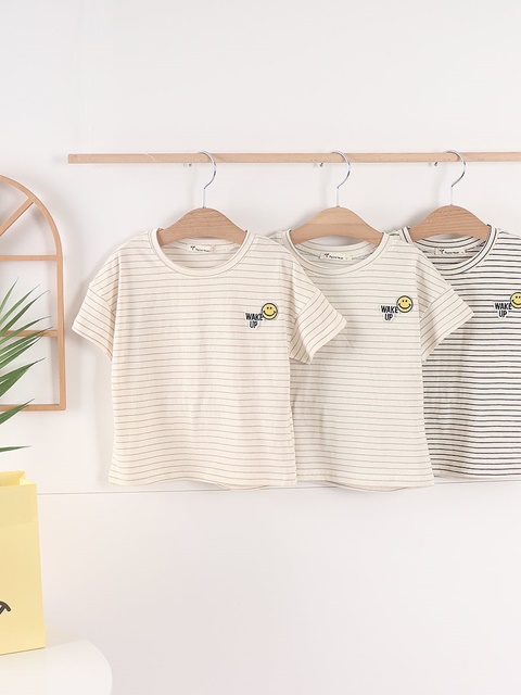 Stripe Smile Tee