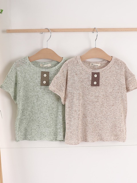 Knit Button Tee