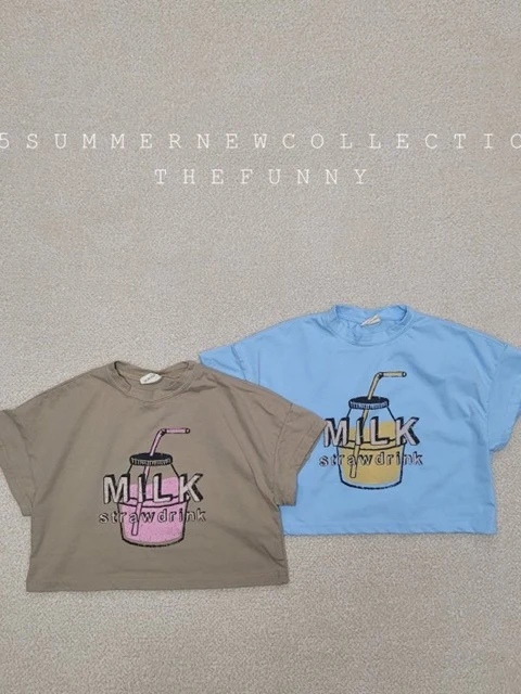 Milk Semi Crop Tee
