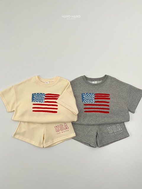 USA Top Bottom Set