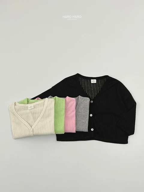 V-Neck Pleated Cardigan