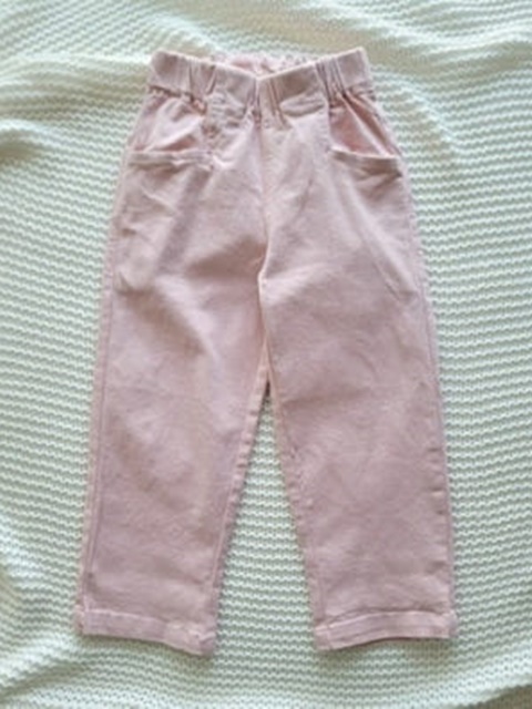 Straight Fit Span Pants (Pink)