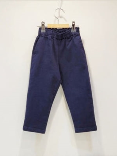 Span Cotton Pants (Navy)