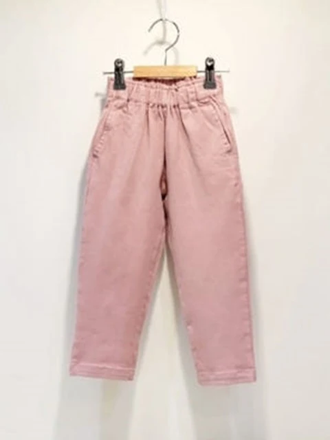 Span Cotton Pants (Pink Charcoal)