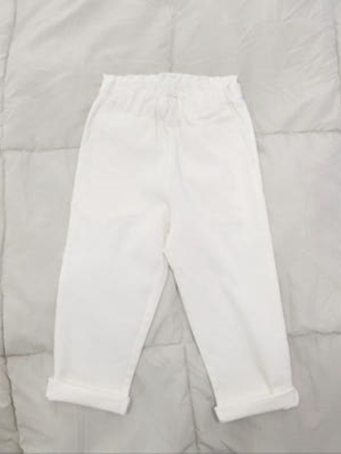 Span Cotton Pants (White)