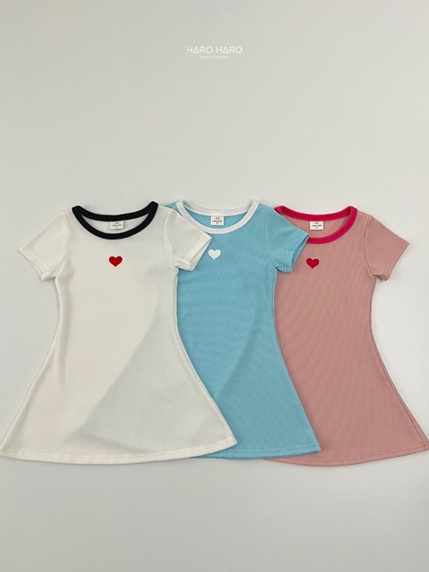 Heart Raglan One-piece