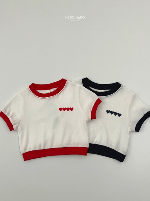 4 Heart Short Sweatshirts