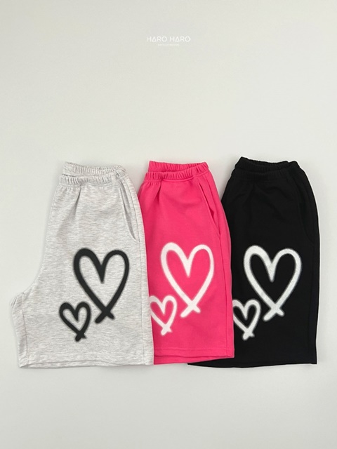 (Adult) Printed Heart Pants