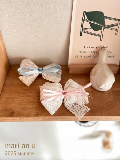Lace Ribbon Hair Pin Lace Ribbon Hair Pin