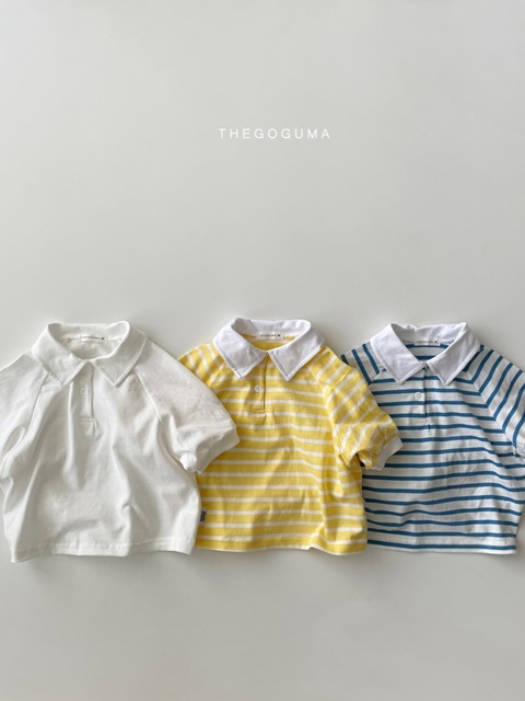 High Stripe Collar Tee