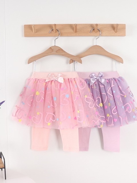 Heart Skirt Leggings