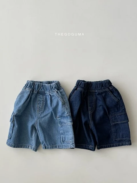 Half Blue Pants