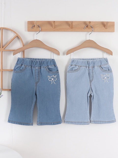 Denim Ribbed Shorts Denim Ribbed Shorts
