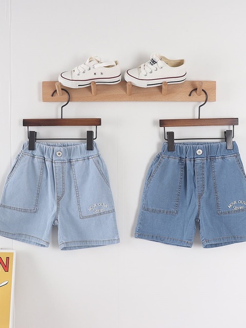 Denim Front Pocket Embroidery Pants Denim Front Pocket Embroidery Pants