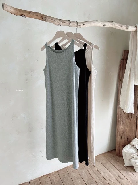 Rib Long One-piece (Mom) Rib Long One-piece (Mom)