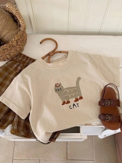 Oatmeal Cat Tee