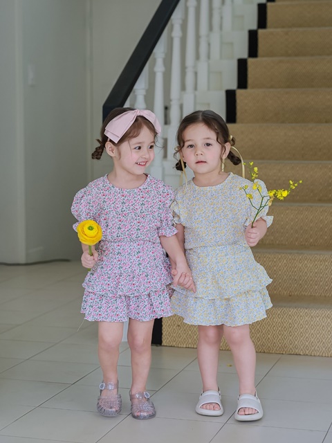 Small Flower Top Bottom Set Small Flower Top Bottom Set