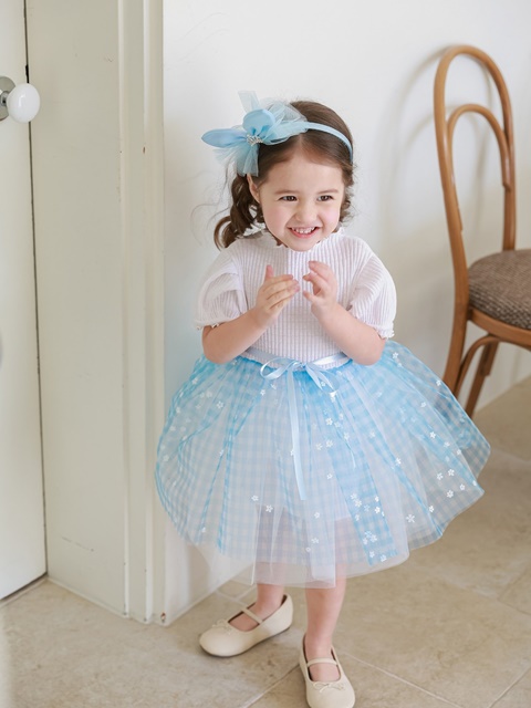Check Flower Shawl One-Piece Check Flower Shawl One-Piece