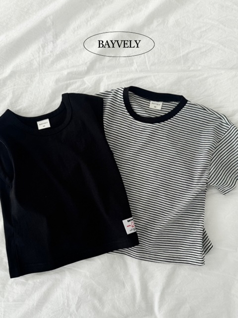 Sleeveless Stripe Tee Set