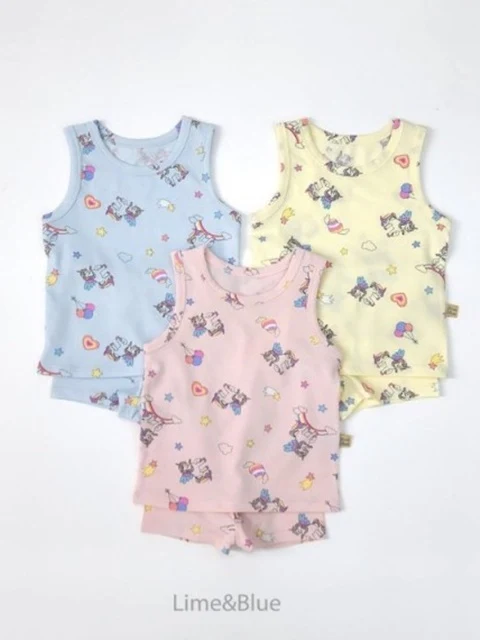 Stella Unicorn Sleeveless Top Bottom Set Stella Unicorn Sleeveless Top Bottom Set